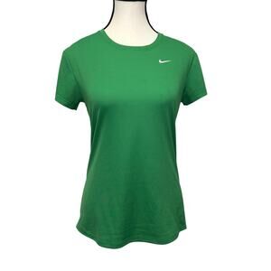Nike Dri-FIT Green Short Sleeve Performance Shirt - Size Small